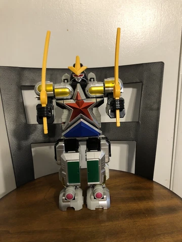 Vintage 1995 Power Rangers Zeo Deluxe Super Zeo Megazord Bandai Complete Cover