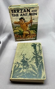 Lot 2 TARZAN and the ANT MEN by Edgar Rice Burroughs 1924 HC Antique Book - Picture 1 of 11