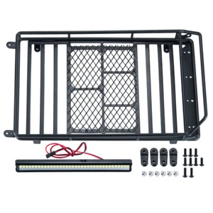 RC Roof Rack Metal Luggage Carrier Roof Rack For Axial 1/10 SCX10 RC Crawler Car - Picture 1 of 13