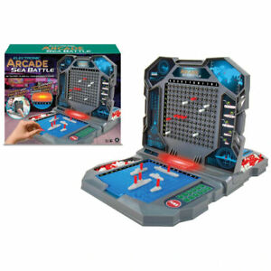 Electronic Arcade Sea Battle Ships Game Voice Commands Lights & Sound Effects 