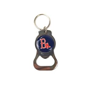 Boston Red Sox Bottle Opener Key Chain - Metal Finish