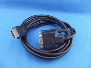 DVI-D 24+1 to HDMI Dual Link Cable Male Gold HDTV PC 1080P Display Adaptor 6FT - Picture 1 of 2