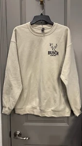 Busch Light Trump Khaki Sweatshirt Bügelbild Print L - Bild 1 von 6