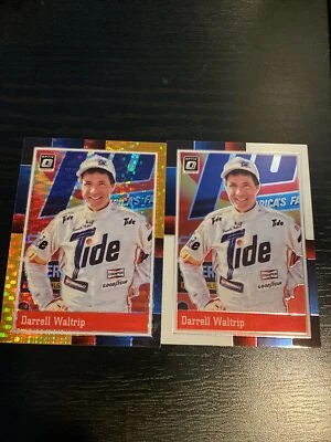 2021 Donruss Optic Auto Racing Darrell Waltrip Retro Orange Pulsar (2 card Lot!) - Image 1 of 2