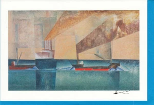Tarjeta doble: Lyonel Feininger - Marina - Imagen 1 de 1