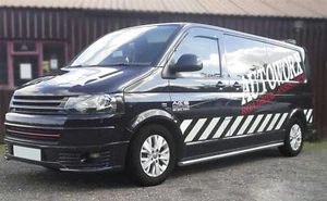 Side Bars + Down Lights To Fit Volkswagen T5 Transporter Caravelle SWB 2004-2015 - Picture 1 of 5