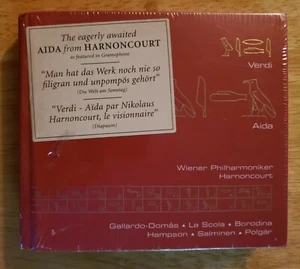 Giuseppe Verdi: AIDA (3 CDs Set) Wiener/Nikolaus Harnoncourt w/Booklet Edition - Foto 1 di 5