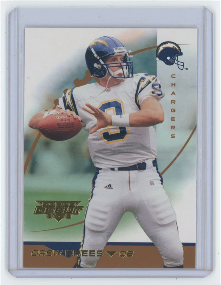 2002 Topps Debut Drew Brees . San Diego Chargers #22 - Image 1 of 2