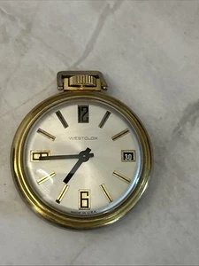 Westclox pocket watch Needs Work - Picture 1 of 4