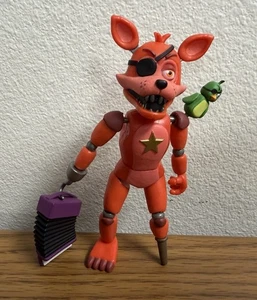 Five Nights at Freddy's Rockstar Foxy Figure Pizza Simulator Complete 5” - Picture 1 of 14