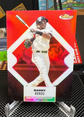2006 Barry Bonds Topps Finest Refractor /399 Giants  - Image 1 of 4