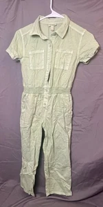 Cat & Jack Girls Size6/6x Lime Green Romper - Picture 1 of 3
