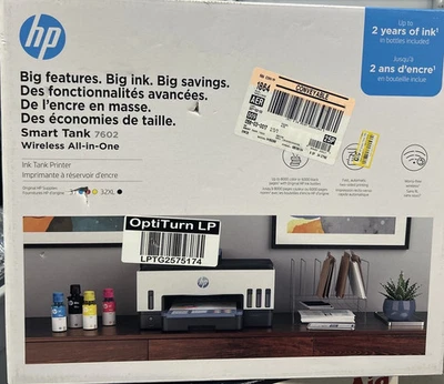 HP Smart Tank 7602 All-in-One Color InkJet Printer Mobile Print Copy Scan NEW - Image 1 of 4