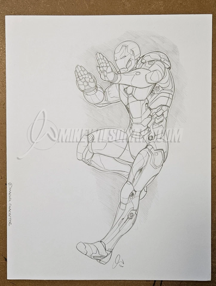 Ironman Indomável Marvel Comics - Mikewilsonart (#217) - Imagem 1 de 1