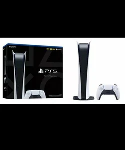 Ps5 White Digital Edition - Picture 1 of 2