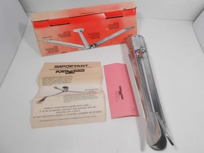 De colección. Porta-Leggs "Original" Camping/RV/Multiusos Mesa Base Aluminio Foto 1 de 4