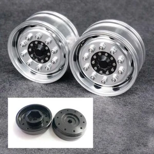 Front Metal Wheel Hub B1 for 1/14 LESU Axle RC Tractors Truck Model Hex Brake - Picture 1 of 7