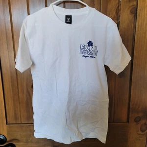 Kona Big Wave Liquid Aloha White Tshirt Shirt Short Sleeve Unisex S Small NEW - Picture 1 of 5