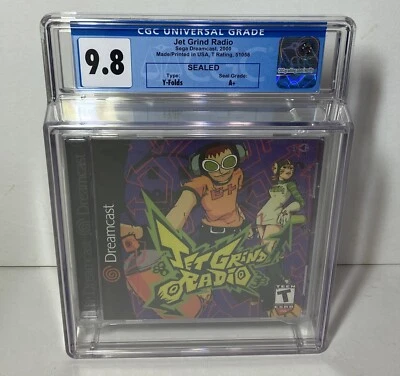 Jet Grind Radio (Sega Dreamcast, 2000) SELLADO CGC 9.8A+ Foto 1 de 2