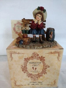 Figura Rara Boyds Yesterdays Child Dollstone Shannon Wilson Wait'n For Grandma - Imagen 1 de 5