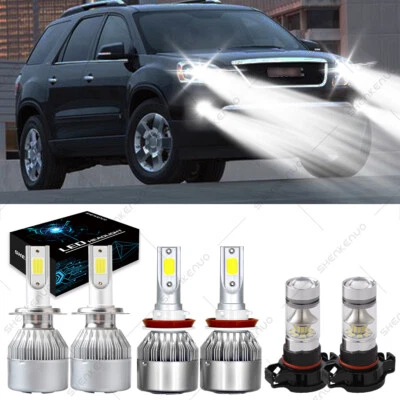 Faros antiniebla LED 6000 k para GMC Acadia 2007 2008 2009 2010 2011 2012 Foto 1 de 4
