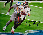 Réimpression photo dédicacée 8x10 signée Tom Brady Tampa Bay Bucs