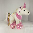 Ganz Webkinz Ribbon Unicorn plush stuffed toy animal No Code Retired HM461 RARE 