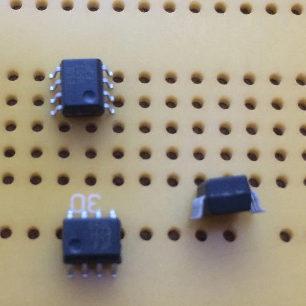 3.75kV Optocoupler DC-In NPN-Out 50mA SMD SO-8 Agilent HCPL-050L Multi Qty - Image 1 of 1