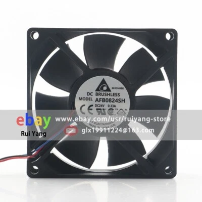 Delta AFB0824SH-CZ Case/CPU Cooling Fan DC24V 0.33A 2Pin PWM Fans 80*80*25mm - Image 1 of 4