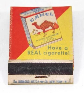 Vintage Camel " Have A Real Cigarette", "The Finest Taste in Smoking" Matchbook - Picture 1 of 6