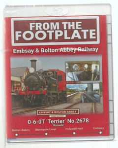 From The Footplate ~ Embsay & Bolton Abbey Railway (BluRay)  0-6-0ST Terrier - Picture 1 of 2