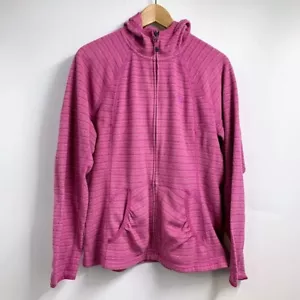 The North Face Women's Crescent Sunshine Full Zip Fleece Hooded Sweatshirt SZ XL - Picture 1 of 13