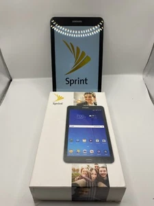 Samsung Galaxy Tab E 8" HD Display 16GB Tablet WiFi Sprint SM-T377P ADULT OWNED - Picture 1 of 6