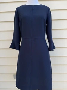 Vestido Vaina Banana Republic Azul Manga Media Talla 0 - Imagen 1 de 12