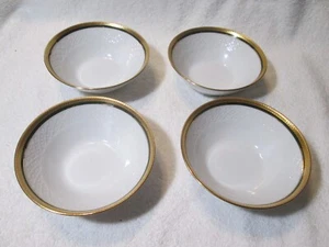 Seltmann Weiden Bavaria West Germany Polonaise Green 4 Fruit Dessert Berry Bowls - Picture 1 of 5