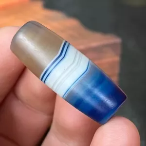 Wonderful Tibetan Agate Dzi *stripe* Amulet Bead Pendant zx - Picture 1 of 8
