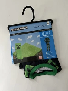 Cuddle Duds Minecraft Creeper Boys Insulating Warm Bases Layer Set XS 4/5 - Picture 1 of 3