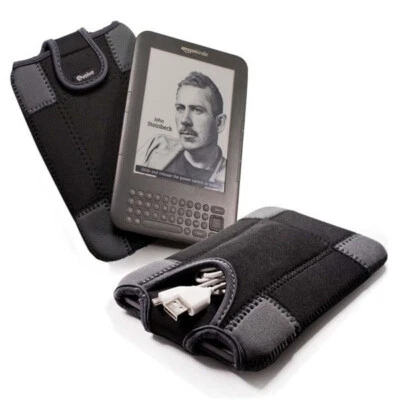 E-Volve E-Glove Neoprene Sleeve for 6" E-Book Readers – Fits Kindle, Kobo & More - Image 1 of 4