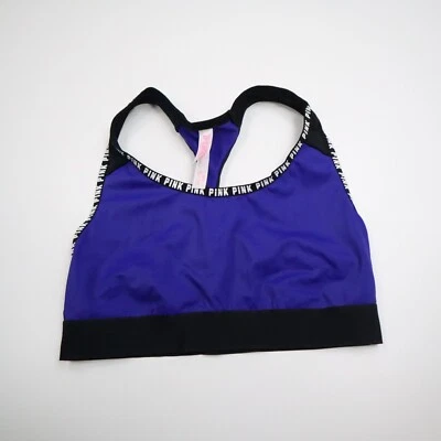 Victoria's Secret ROSA Talla S Azul Deportivo Sin Acolchado Sujetador Deportivo Atlético Foto 1 de 3