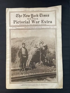 1914 Sept 17 Mid-Week Pictorial New York Times CARRIER PIGEON Vol 1 No 2 - Picture 1 of 8