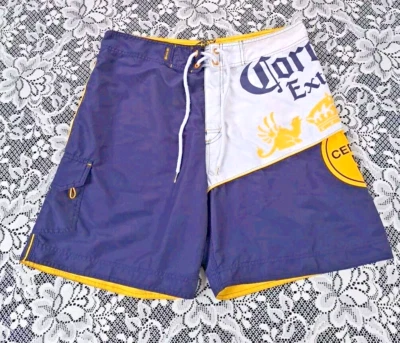 Corona Extra Board Shorts Men's Size Large Swim Trunks  Surf Shorts Unlined  - Image 1 of 4