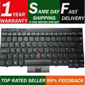 Keyboard For Lenovo T430 T430i T430s T430si T430U T530 T530i T530S W530 X13X - Picture 1 of 3