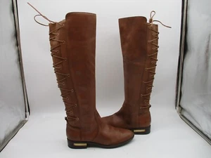 Vince Camuto Palenda braune Damen-Schnürstiefel aus Leder Größe 8,5 M/38,5 - Bild 1 von 9