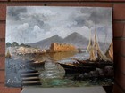 Enrico Varriale, pittura napoletana, olio su mdf