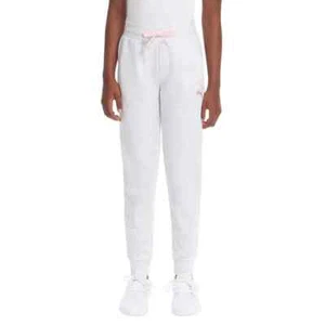 NWT Girl's Puma White Joggers Pants Size Youth Medium 10 - 12 - Picture 1 of 10