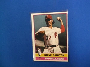 Béisbol Topps 1976 # 355 Steve Carlton casi nuevo sin usar - Imagen 1 de 2