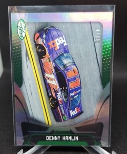 2018 Panini Certified Racing Denny Hamlin GREEN FOIL 07/10 SSP