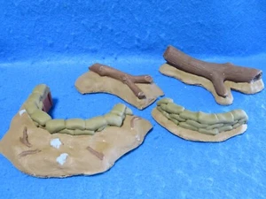 WWII Battlefield Accessories 4 piece #2, Toy Soldiers (painted) (54mm) hard foam - Picture 1 of 5