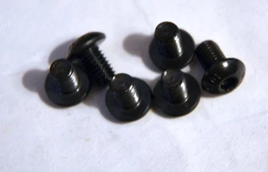 M5 x 8mm Button Head Hex Socket Cap Screw 6 pcs for Bicycle Disc Rotor - Picture 1 of 10