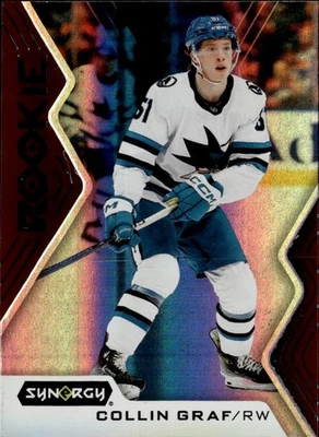 2024-25 Upper Deck Synergy - Rookie Collin Graf #96 Red (RC) BUY 3 GET 1 FREE - Image 1 of 2